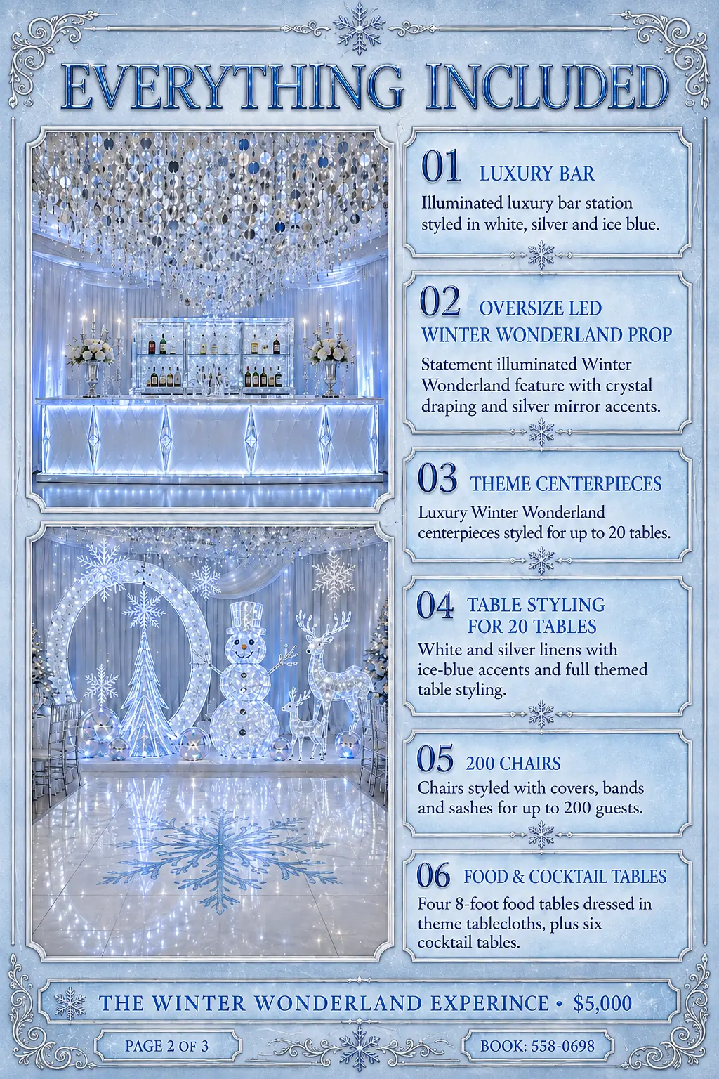 The Winter Wonderland Experience package — page 2 of 3