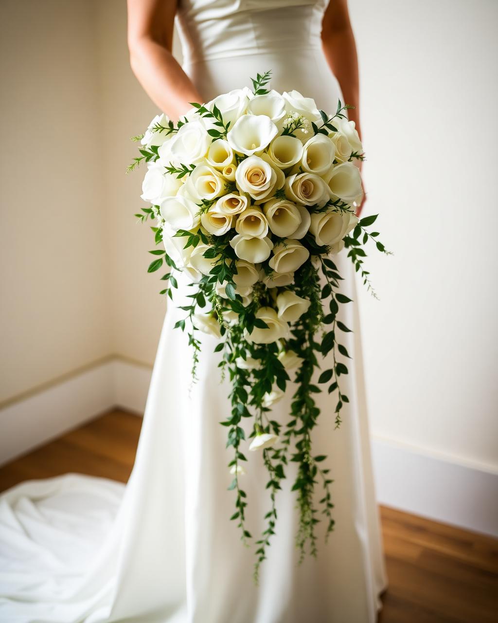 Cascading Bridal Bouquet