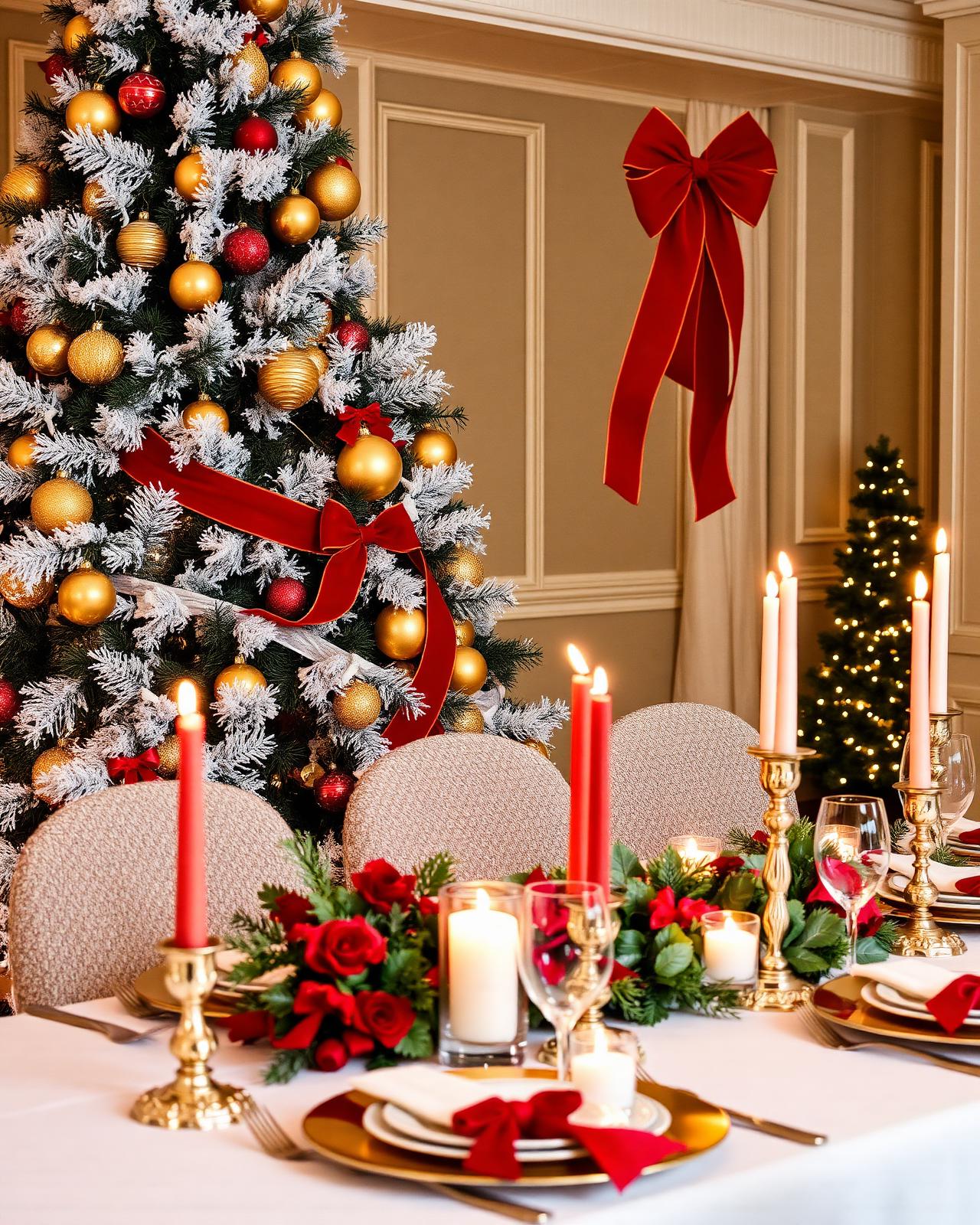 Christmas tablescape