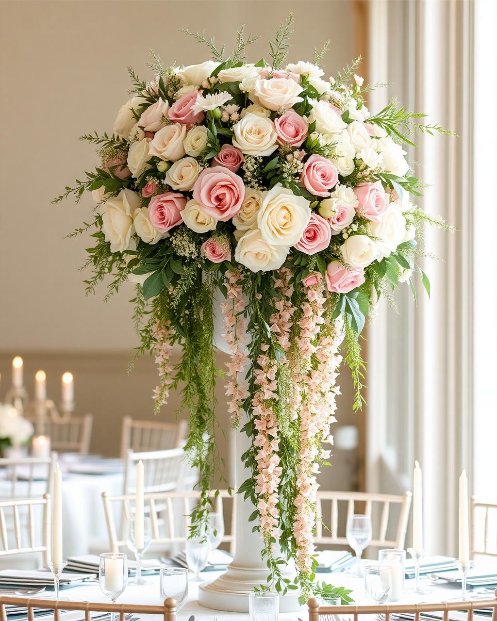 Tall Pedestal Centerpiece