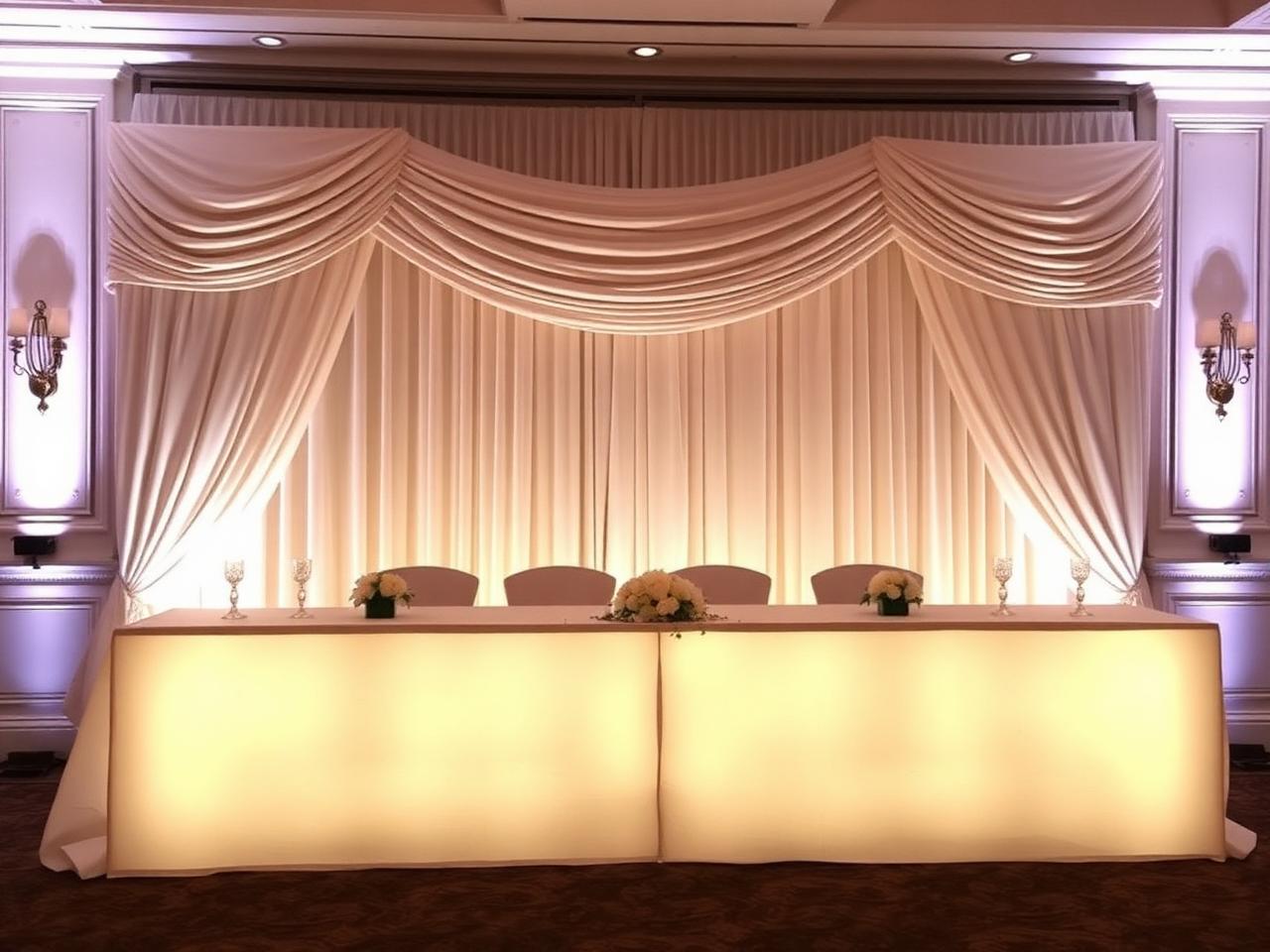 Draping backdrop